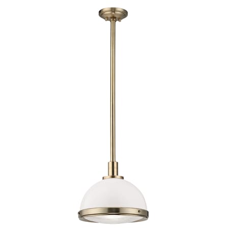 A large image of the Hudson Valley Lighting 7914 Aged Brass