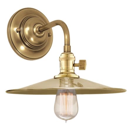 A large image of the Hudson Valley Lighting 8000-MS1 Aged Brass