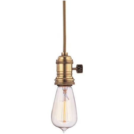 A large image of the Hudson Valley Lighting 8001 Aged Brass