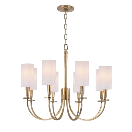 A large image of the Hudson Valley Lighting 8028 Aged Brass