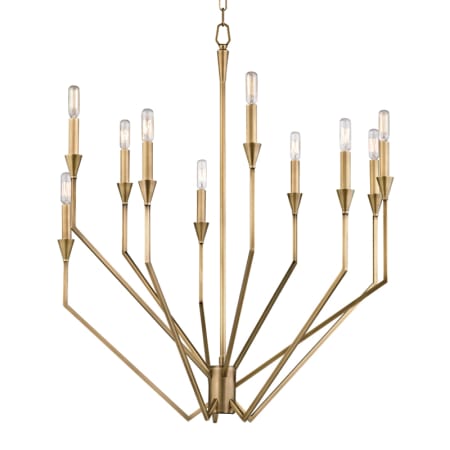 A large image of the Hudson Valley Lighting 8510 Aged Brass