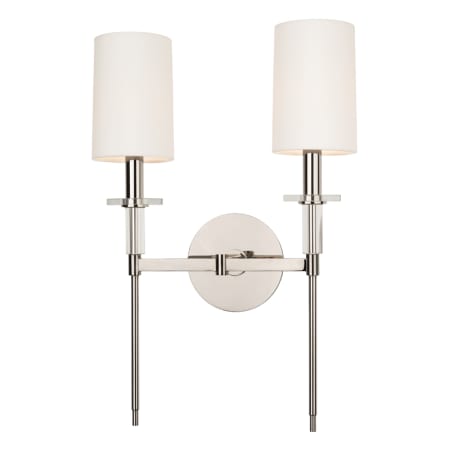 A large image of the Hudson Valley Lighting 8512 Polished Nickel