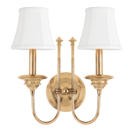 A large image of the Hudson Valley Lighting 8712 Aged Brass