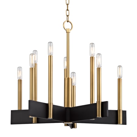 A large image of the Hudson Valley Lighting 8825 Aged Brass