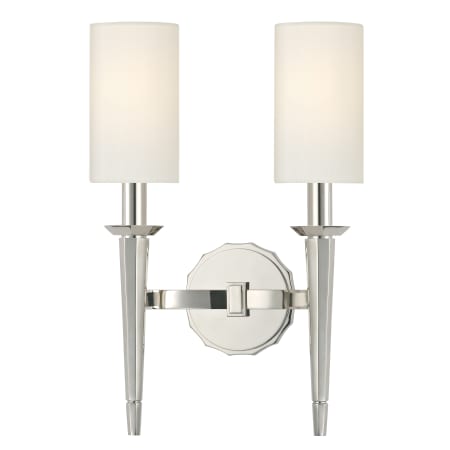 A large image of the Hudson Valley Lighting 8882 Polished Nickel