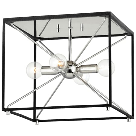 A large image of the Hudson Valley Lighting 8910 Polished Nickel / Black