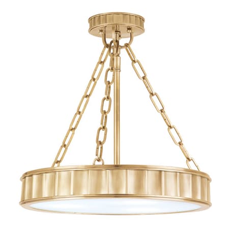 A large image of the Hudson Valley Lighting 901 Aged Brass