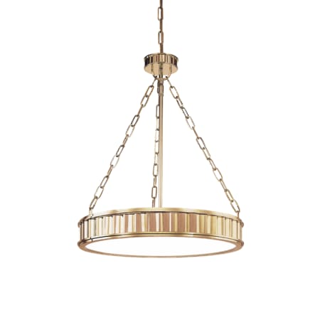 A large image of the Hudson Valley Lighting 902 Aged Brass