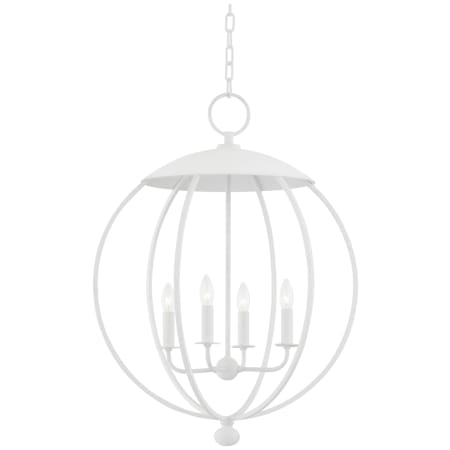 A large image of the Hudson Valley Lighting 9124 White Plaster