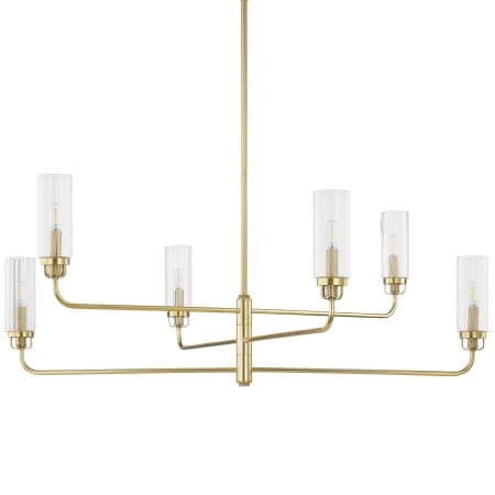A large image of the Hudson Valley Lighting 9306 Aged Brass