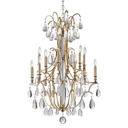 A large image of the Hudson Valley Lighting 9329 Aged Brass