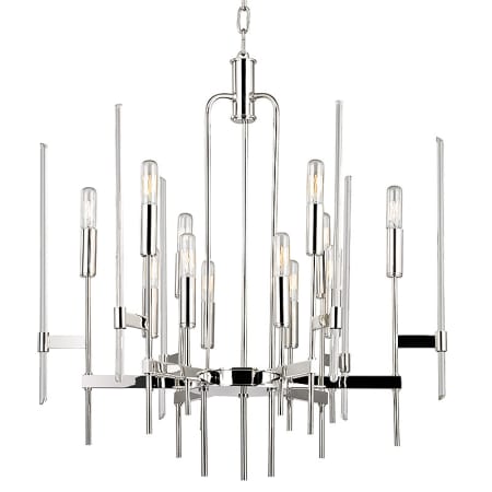 A large image of the Hudson Valley Lighting 9912 Polished Nickel