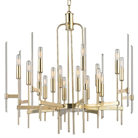 A large image of the Hudson Valley Lighting 9916 Aged Brass