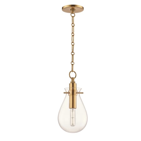 A large image of the Hudson Valley Lighting BKO101 Full Size - Aged Brass