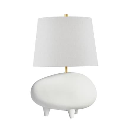 A large image of the Hudson Valley Lighting KBS1423201A Aged Brass / Matte White