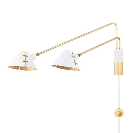 A large image of the Hudson Valley Lighting KBS1752102 Aged Brass / Soft White