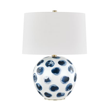A large image of the Hudson Valley Lighting L1448 White / Blue Dots