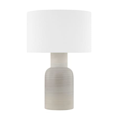 A large image of the Hudson Valley Lighting L2060 Aged Brass / Matte Dune Ceramic