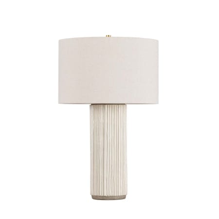 A large image of the Hudson Valley Lighting L5431 Aged Brass / Ceramic Fluted Ivory