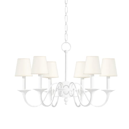 A large image of the Hudson Valley Lighting MDS432 White Plaster