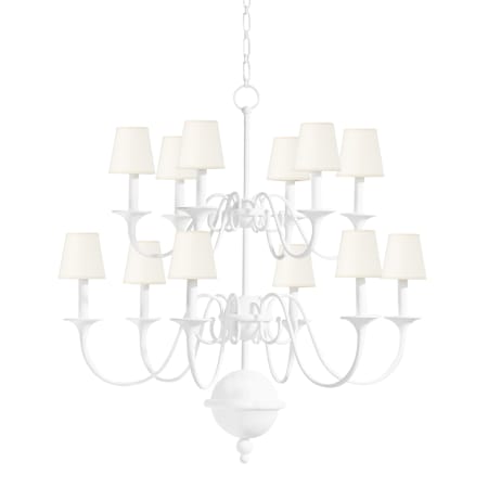 A large image of the Hudson Valley Lighting MDS433 White Plaster