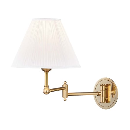 A large image of the Hudson Valley Lighting MDS603 Aged Brass