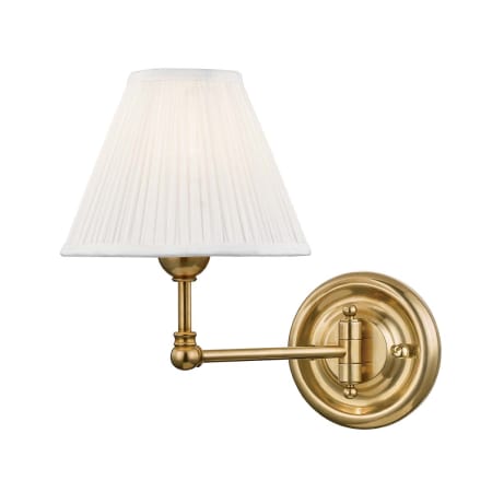 A large image of the Hudson Valley Lighting MDS101 Aged Brass