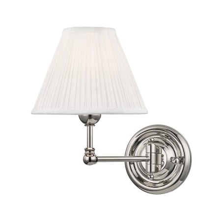 A large image of the Hudson Valley Lighting MDS101 Polished Nickel