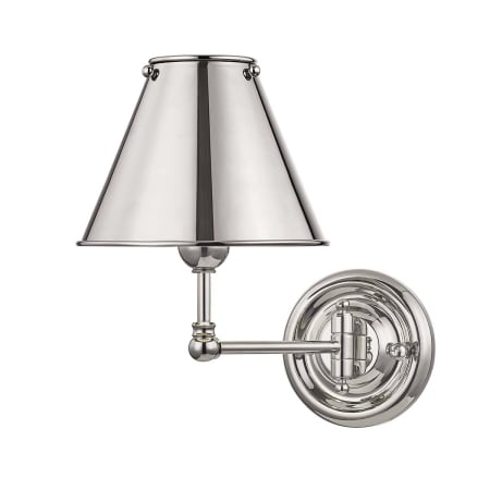 A large image of the Hudson Valley Lighting MDS101-MS Polished Nickel