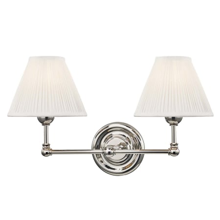 A large image of the Hudson Valley Lighting MDS102 Polished Nickel