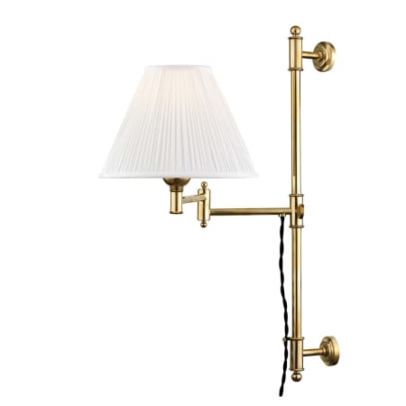 A large image of the Hudson Valley Lighting MDS104 Aged Brass