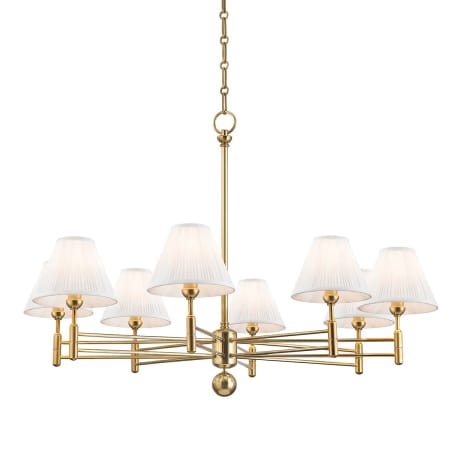 A large image of the Hudson Valley Lighting MDS106 Aged Brass