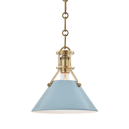 A large image of the Hudson Valley Lighting MDS351-BB Aged Brass