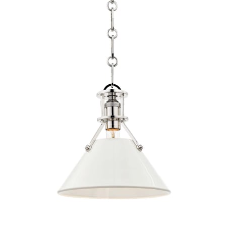 A large image of the Hudson Valley Lighting MDS351-OW Polished Nickel