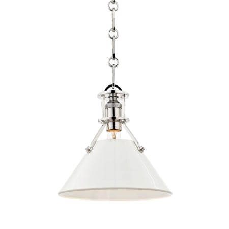A large image of the Hudson Valley Lighting MDS351-OW Polished Nickel