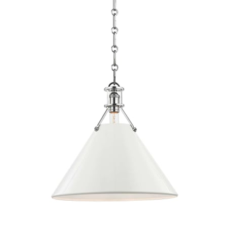 A large image of the Hudson Valley Lighting MDS352-OW Polished Nickel