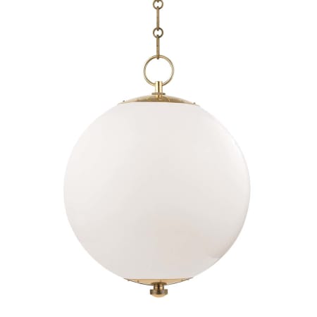 A large image of the Hudson Valley Lighting MDS701 Aged Brass