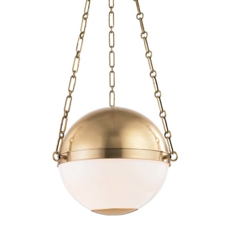 A large image of the Hudson Valley Lighting MDS750 Aged Brass