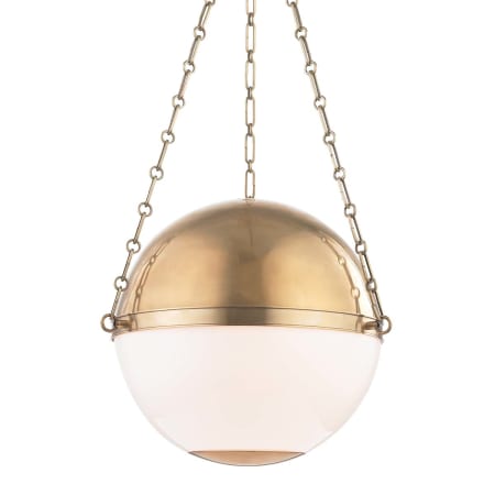 A large image of the Hudson Valley Lighting MDS751 Aged Brass