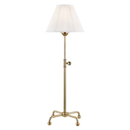 A large image of the Hudson Valley Lighting MDSL107 Aged Brass
