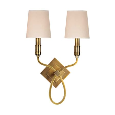 A large image of the Hudson Valley Lighting 422 Aged Brass