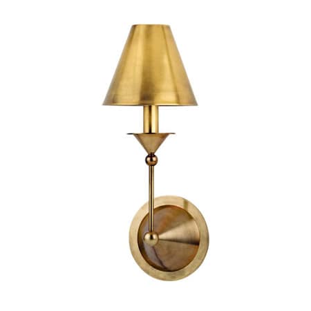 A large image of the Hudson Valley Lighting 510 Aged Brass