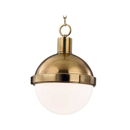 A large image of the Hudson Valley Lighting 612 Aged Brass