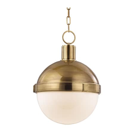 A large image of the Hudson Valley Lighting 615 Aged Brass