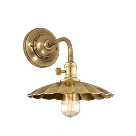 A large image of the Hudson Valley Lighting 8000-MS3 Aged Brass