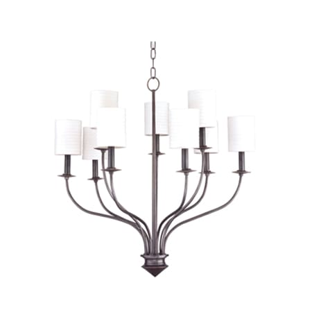 Hudson Valley Lighting 7219 Pn Polished Nickel Nine Light Chandelier Hudson Valley Lighting 7219
