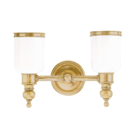 A large image of the Hudson Valley Lighting 6302 Aged Brass