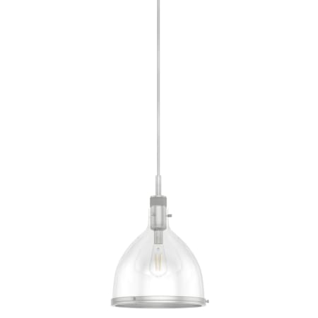 A large image of the Hunter Van Nuys 16 Pendant Brushed Nickel