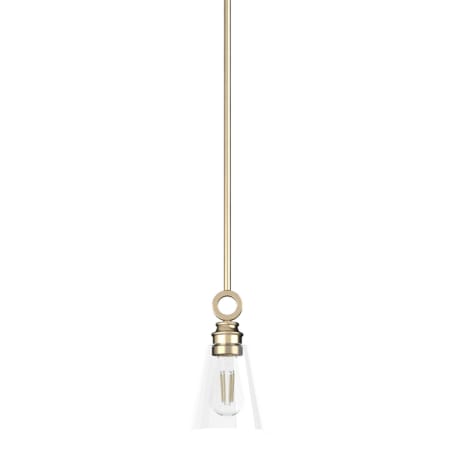A large image of the Hunter Klein 6 Pendant Alturas Gold