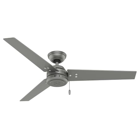 A large image of the Hunter Cassius 52 Matte Silver